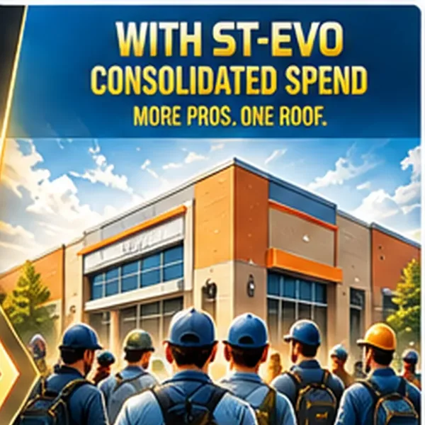 ST-EVO distributor value: fragmented contractor spend consolidated into one anchor retail ecosystem